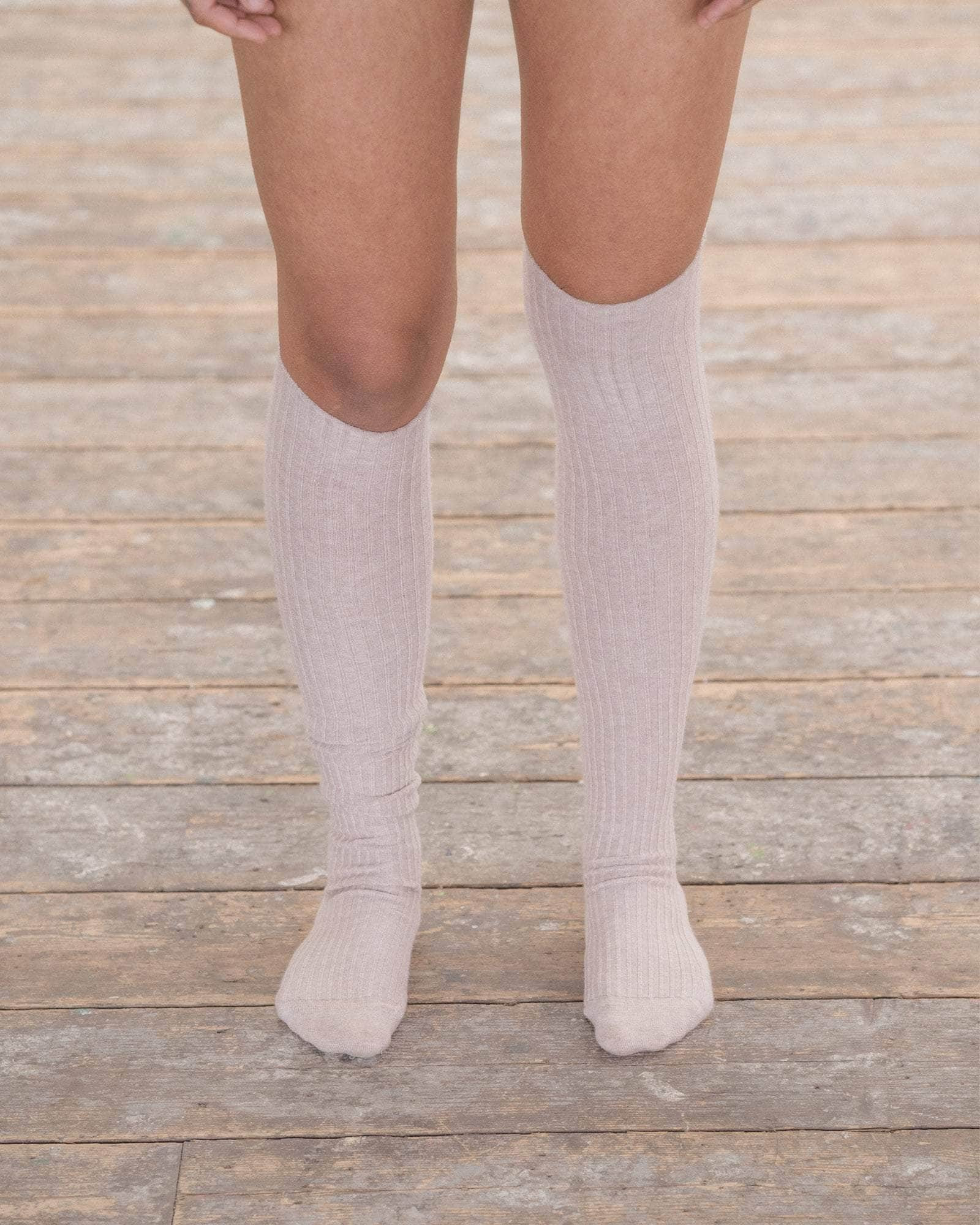 Overknee Socks - Organic Cotton Rib - 1