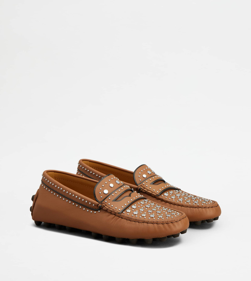 GOMMINO BUBBLE IN LEATHER - BROWN 3