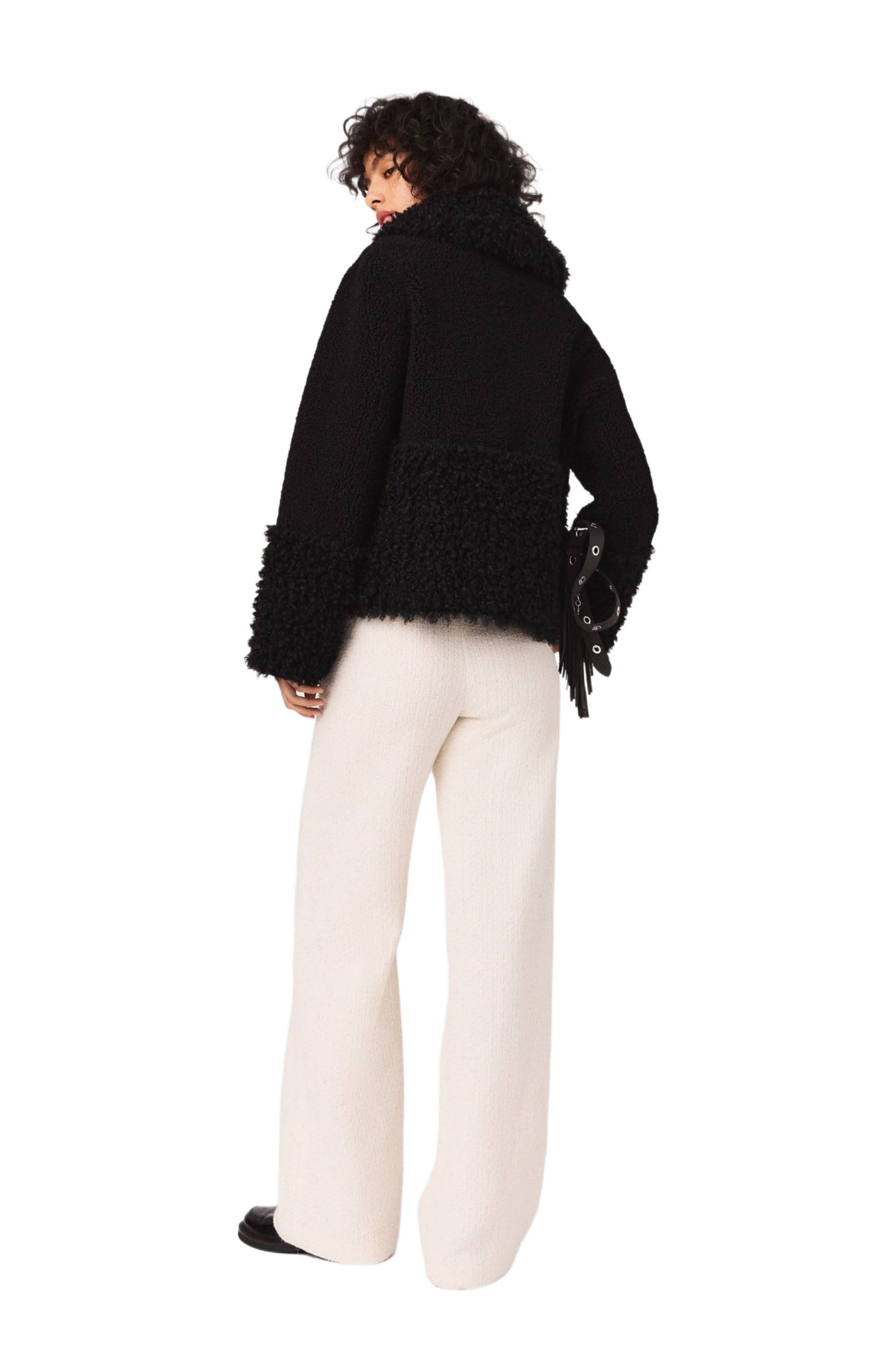 maje Curly jacket in Black at Nordstrom - 2