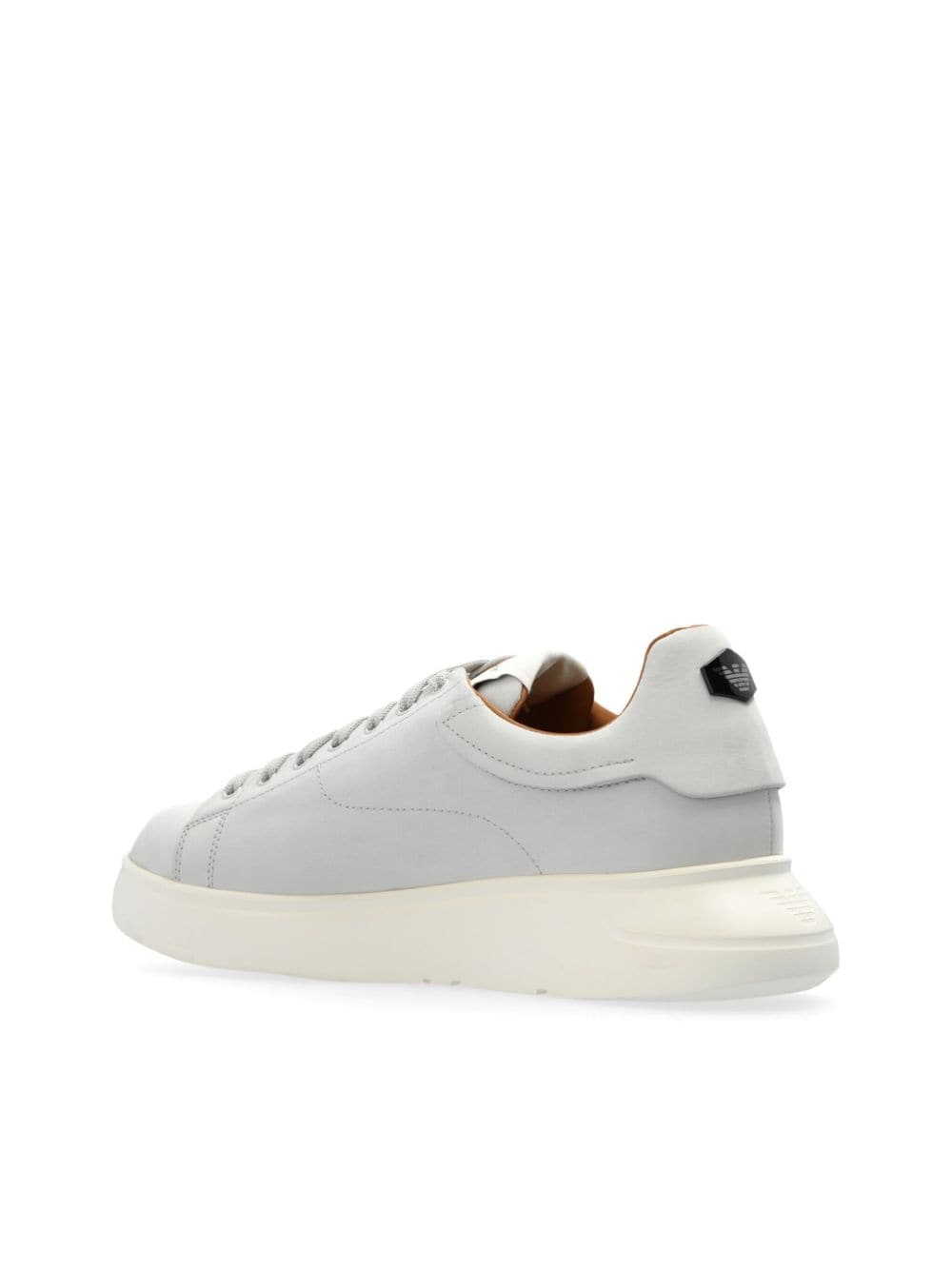lace-up leather sneakers - 5