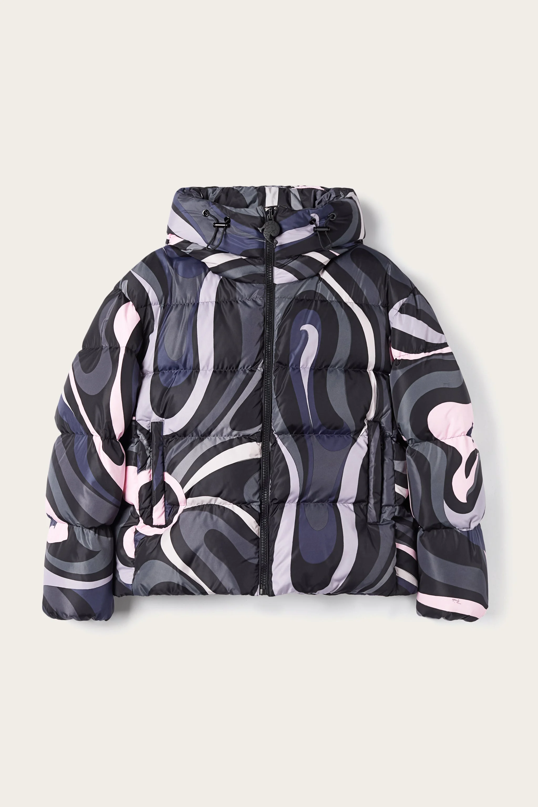 MARMO PRINT DOWN JACKET - 1