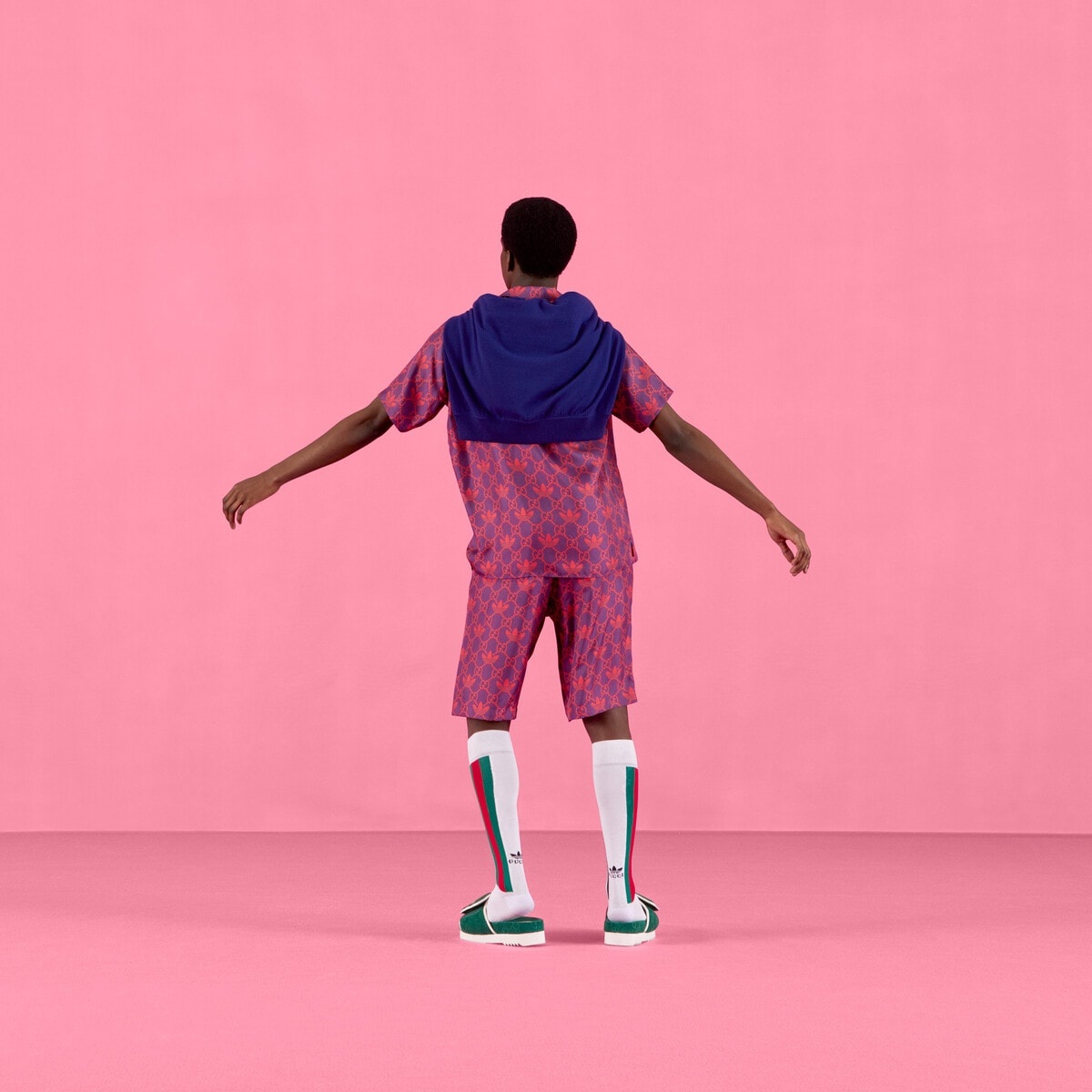 adidas x Gucci macro GG shorts - 3