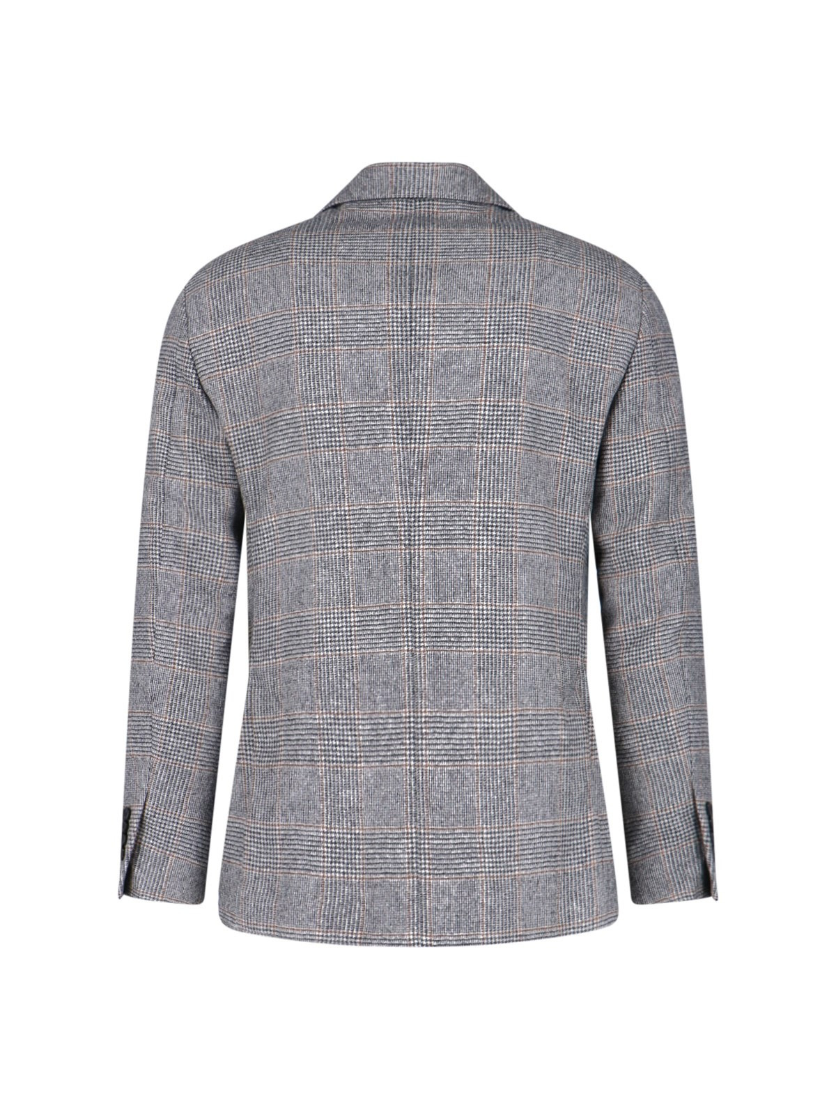 SINGLE-BREASTED VIRGIN WOOL BLAZER - 2