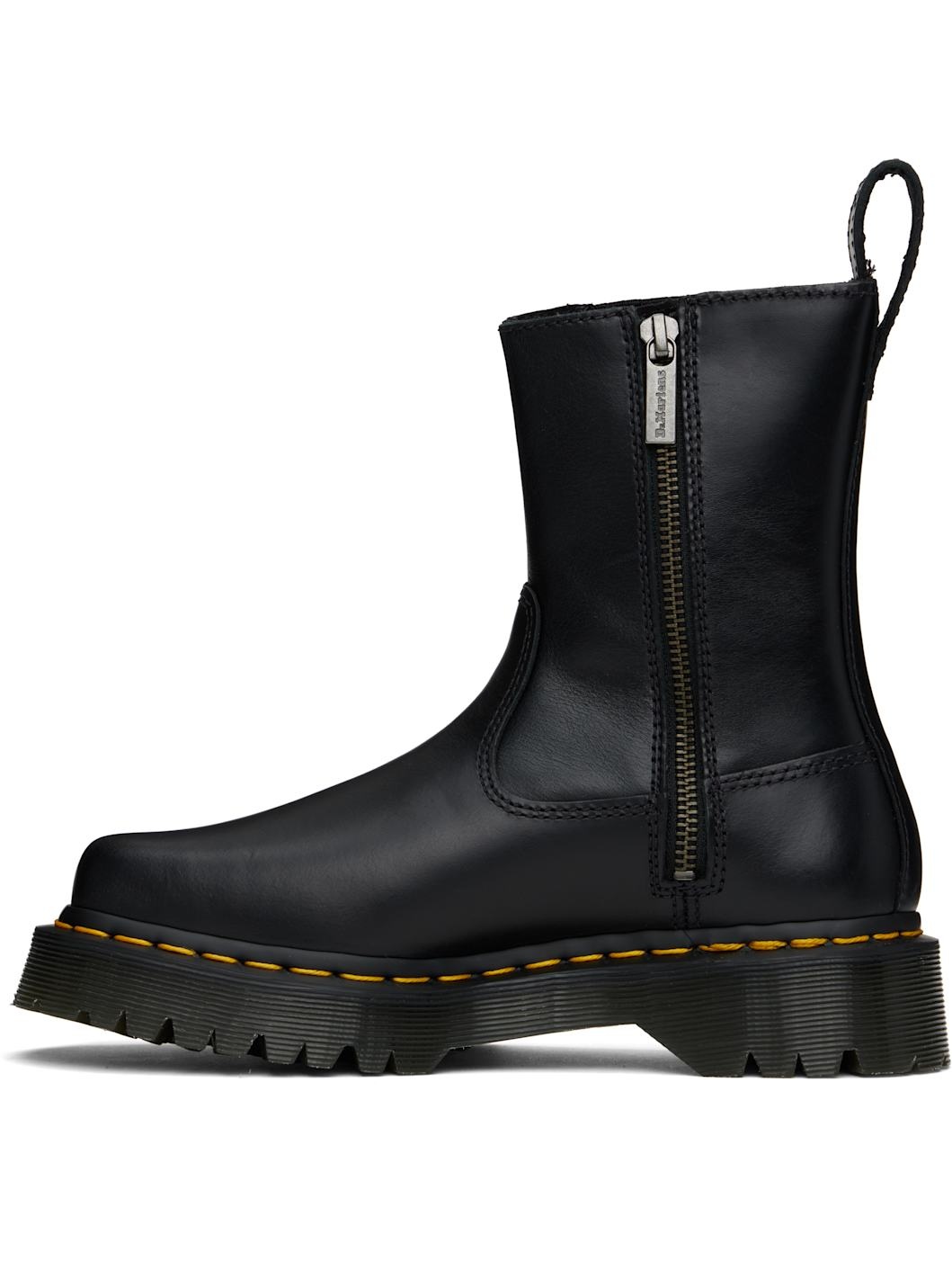Black Amaaya Lo Leather Boots - 3