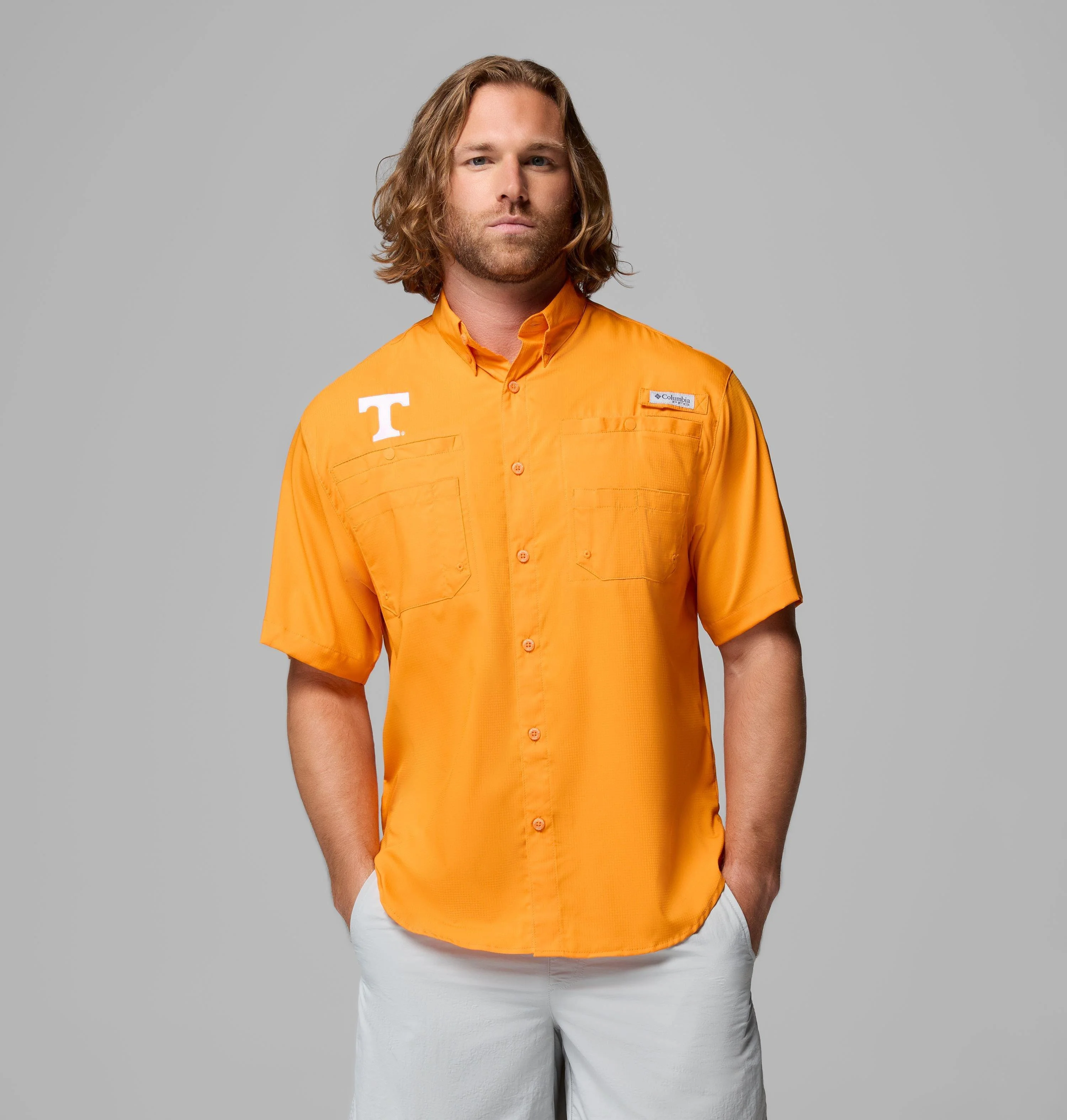 Men's Collegiate PFG Tamiami Short Sleeve Shirt - Tennessee - 1
