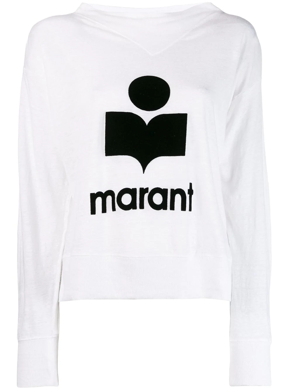 logo print sweatshirt - 1