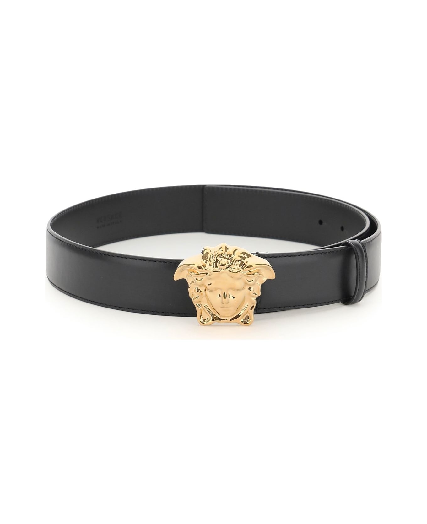 Black Leather Belt - 1