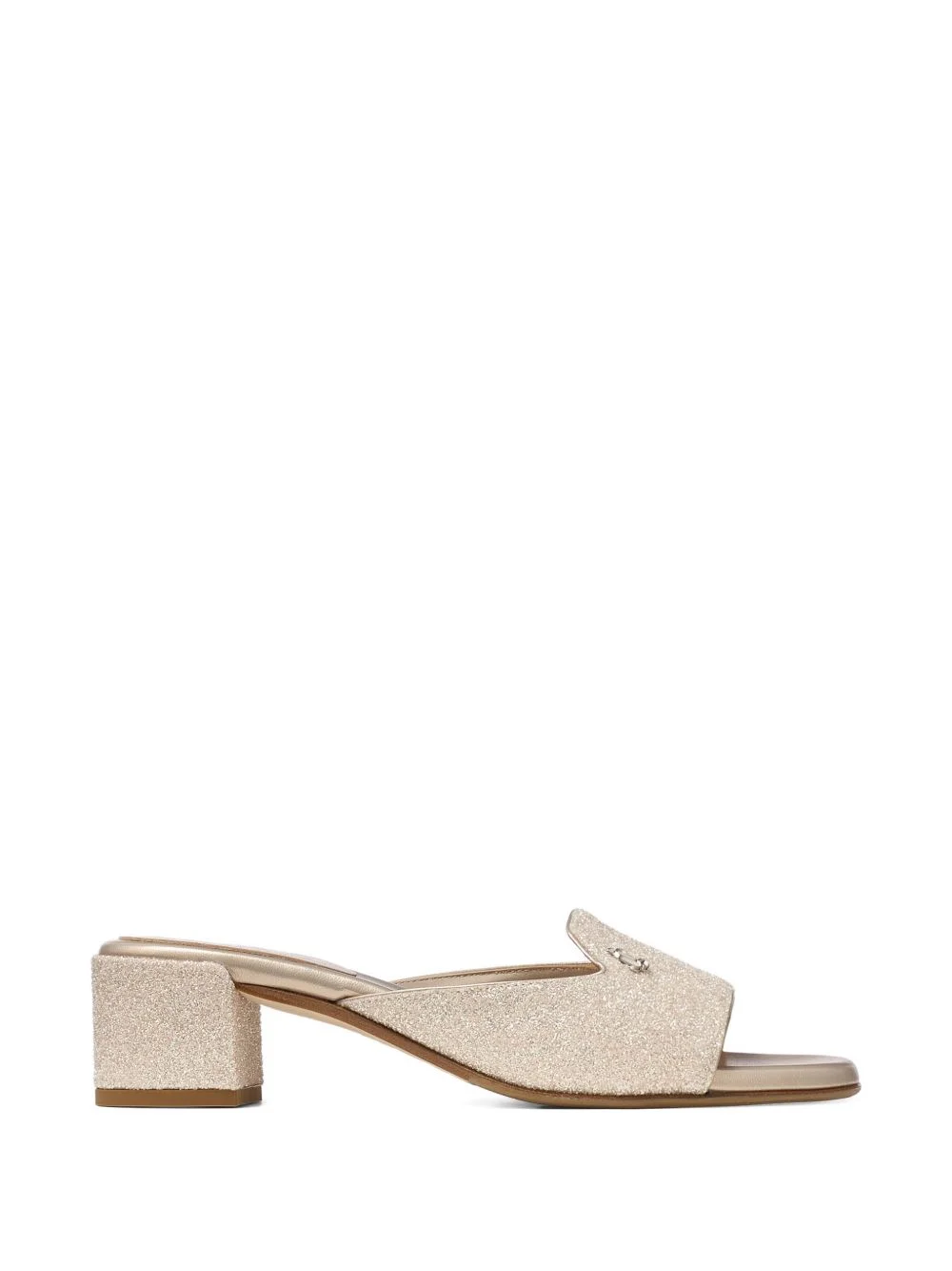 logo plaque sandals - 1