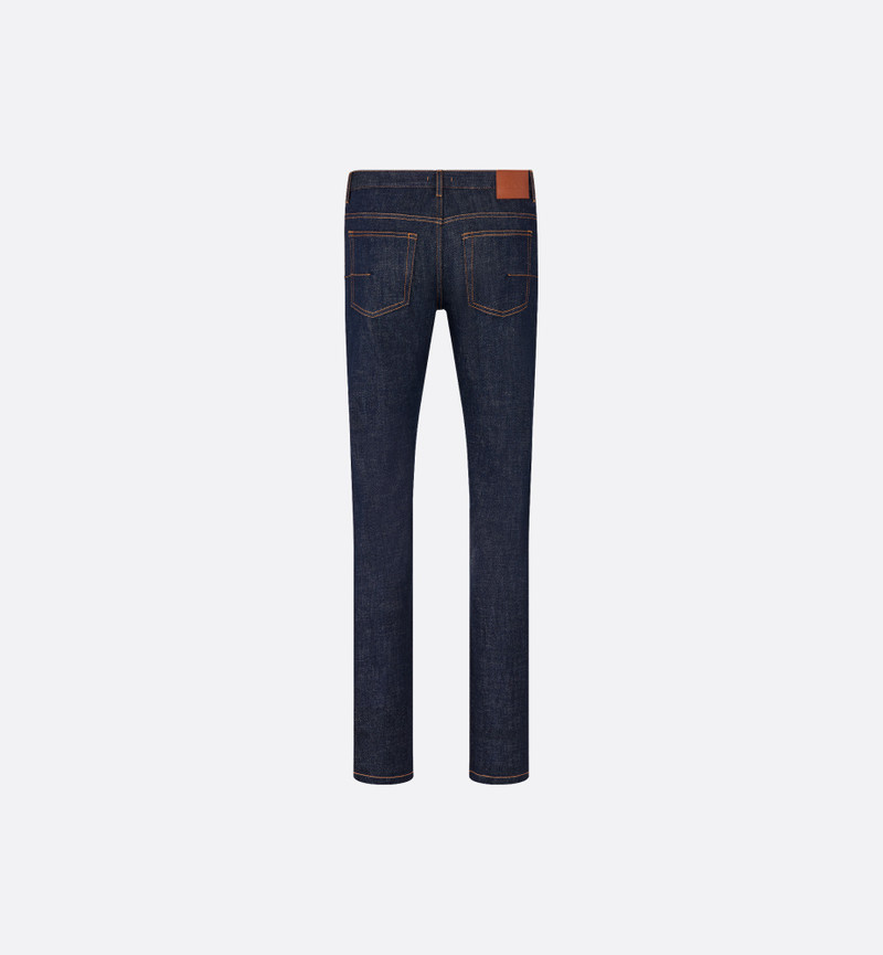 Long Slim-Fit Dior Oblique Jeans 9