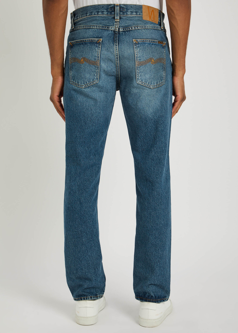 Nudie Jeans Gritty Jackson Straight-leg Jeans - 3