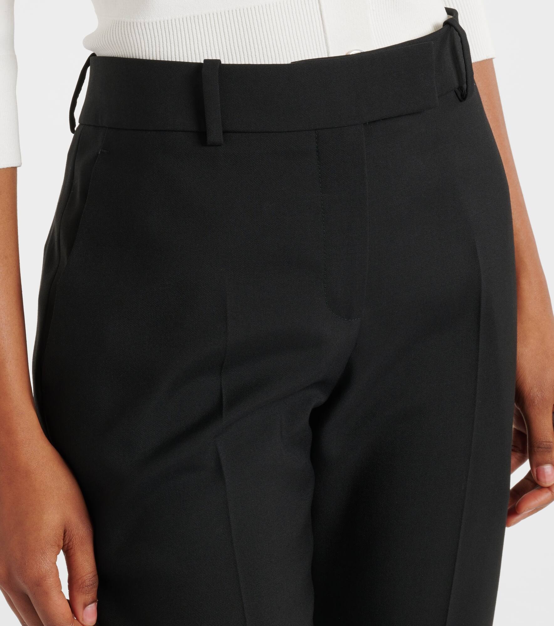 Kickback wool flared pants - 4