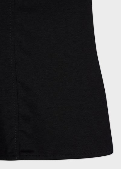 Paul Smith Women's Black Striped Collar Jersey Shirt outlook