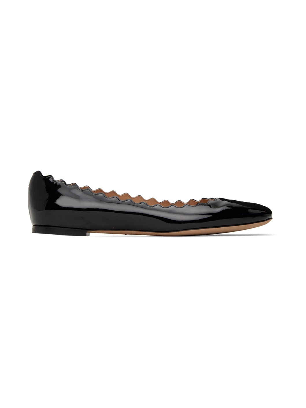 Black Lauren Ballerina Flats - 1