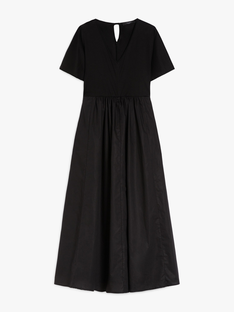 BRONZO Wide jersey dress 1