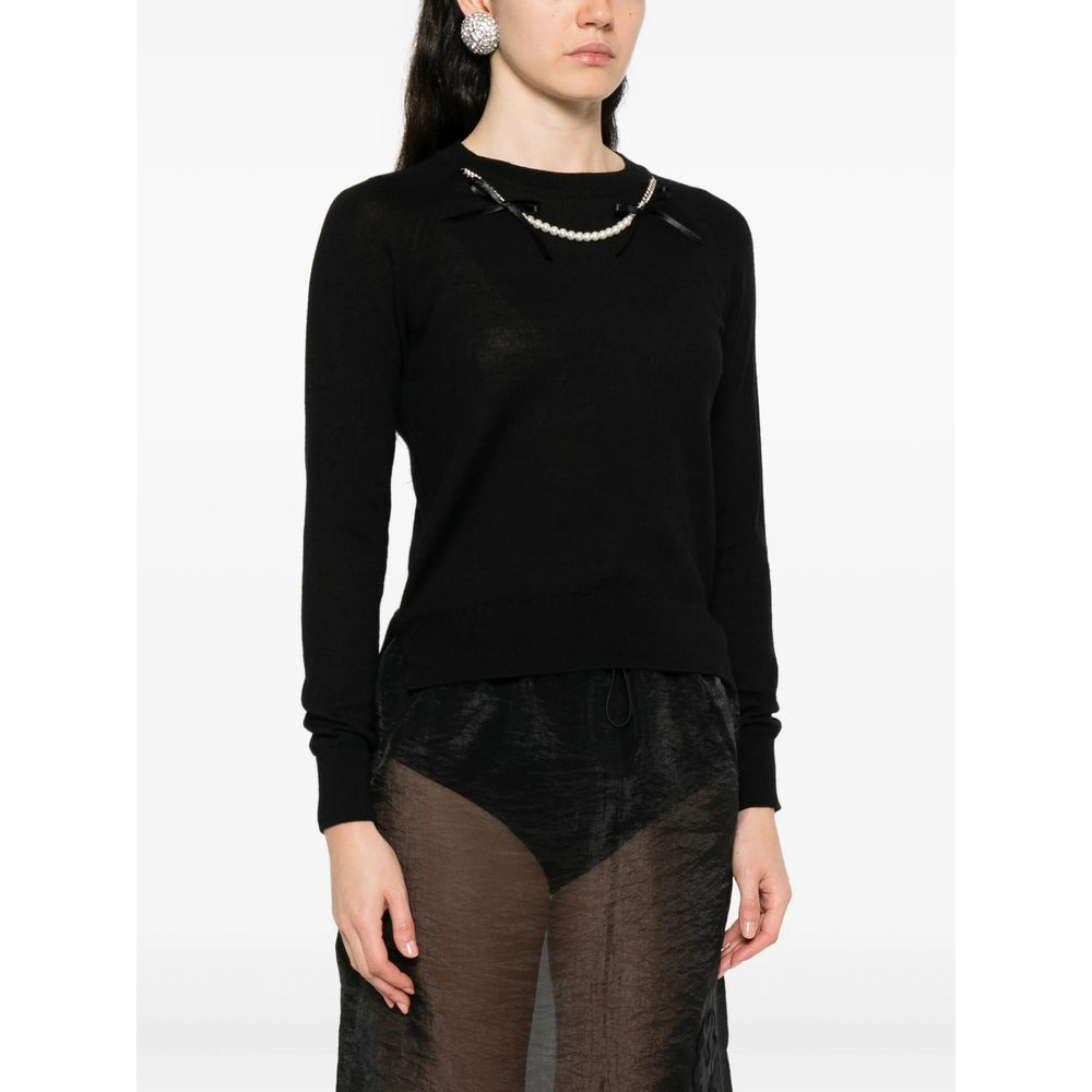 Simone Rocha Black Knitwear - Jumpers Women - 4