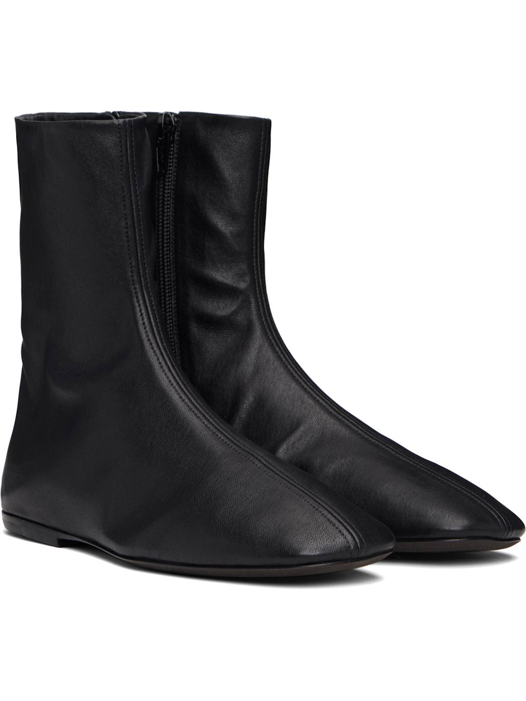 Black Ankle Boots - 4