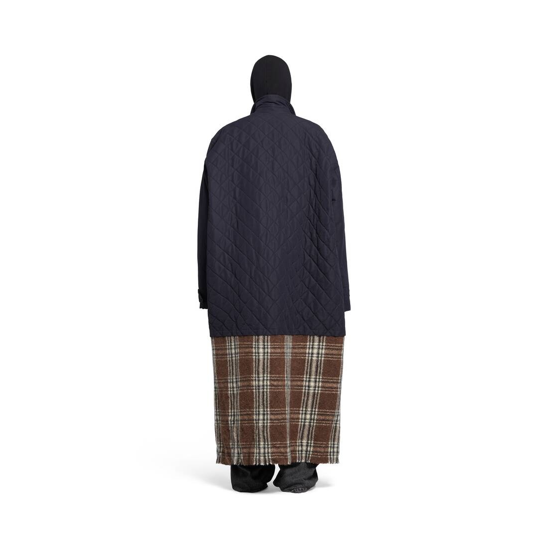 Men's Layered Parka in Dark Blue - 4