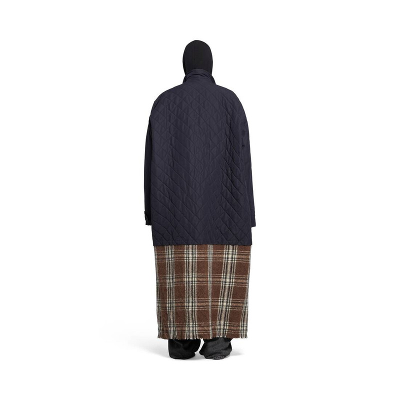 Men's Layered Parka in Dark Blue 4
