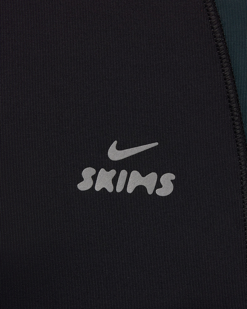 NikeSKIMS Shine Women's Zip-Front Long Bodysuit 6