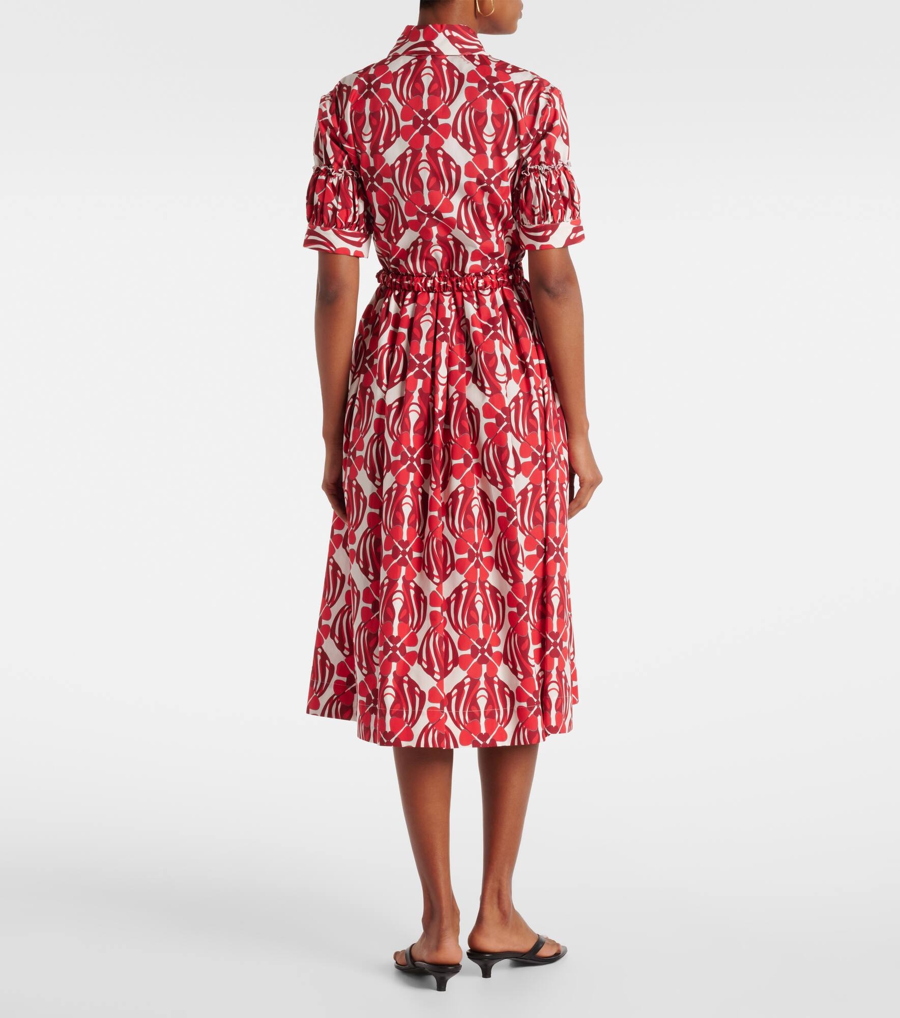 Libertine printed cotton shirt dress - 3