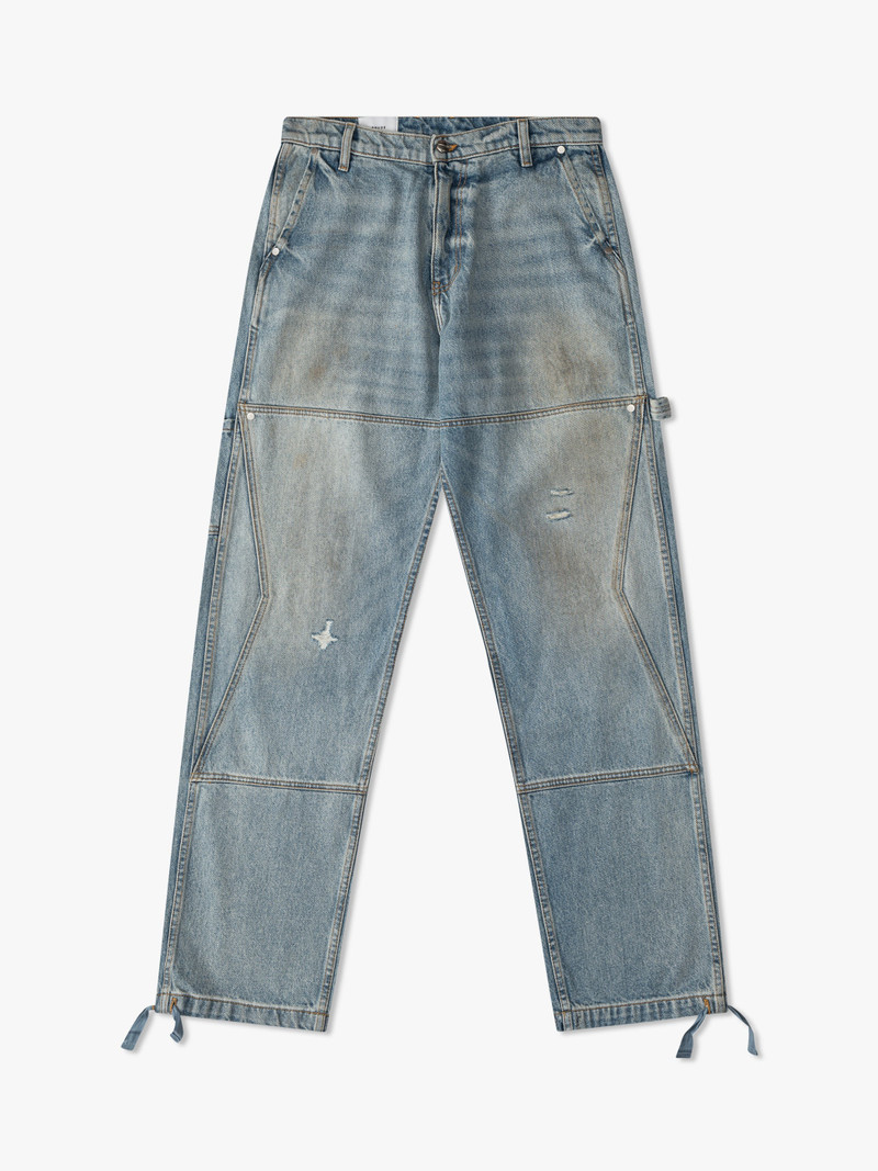 REZA DENIM DOUBLE KNEE PANT - 1