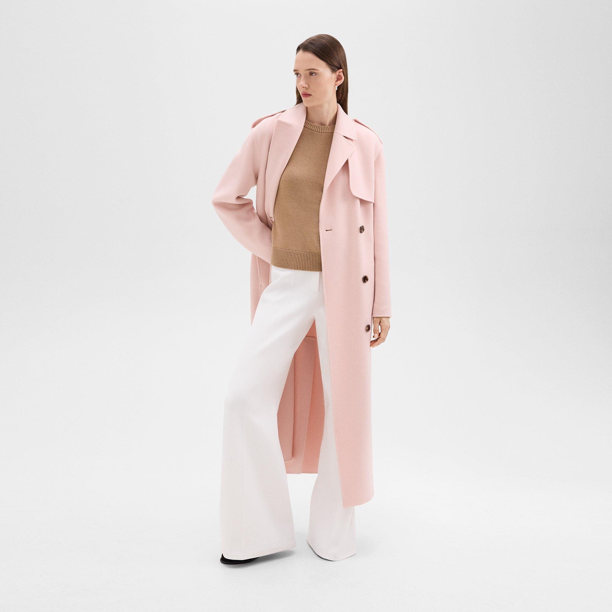 Double-Breasted Overcoat in Double-Face Wool-Cashmere - 2