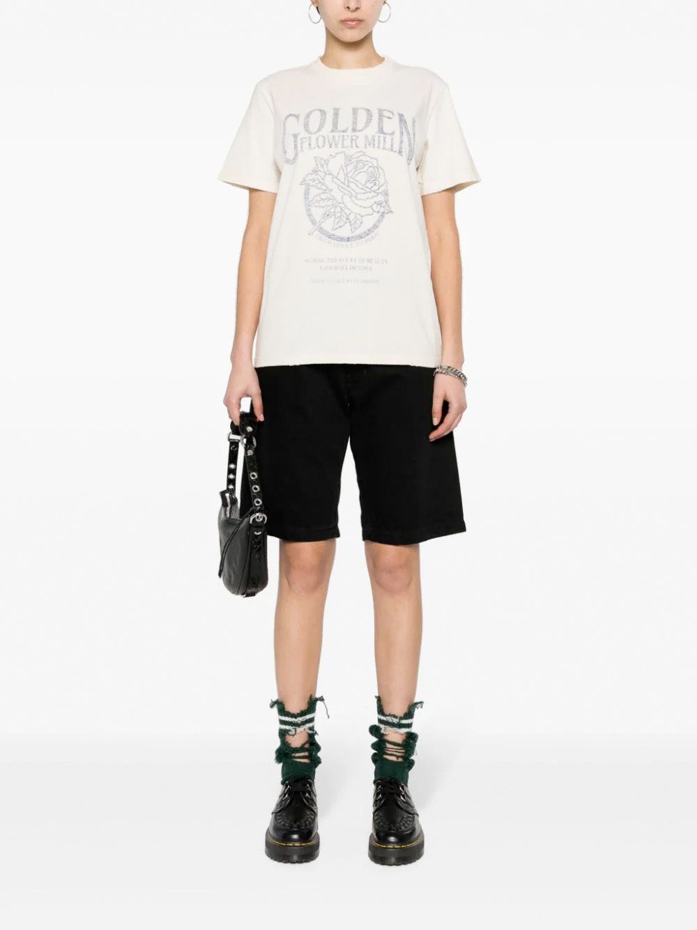 Golden Goose Flower Mill Print Tee | kirnazabete | REVERSIBLE