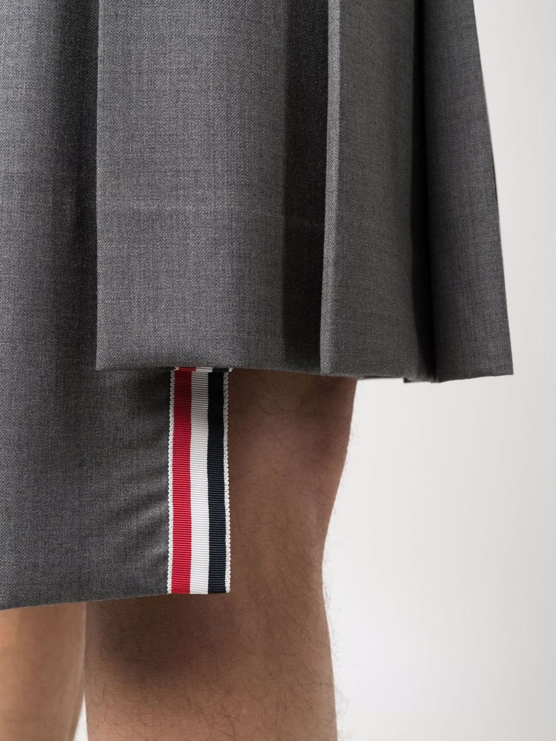 Classic Rise Backstrap Knee Length Skirt - 5