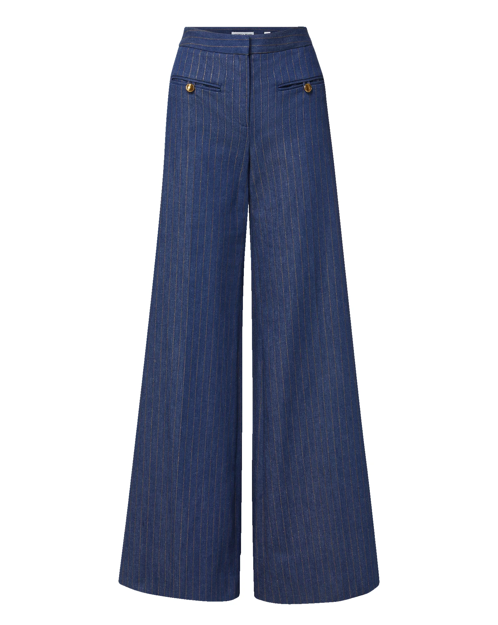 LEDGER WIDE-LEG DENIM PANT - 1
