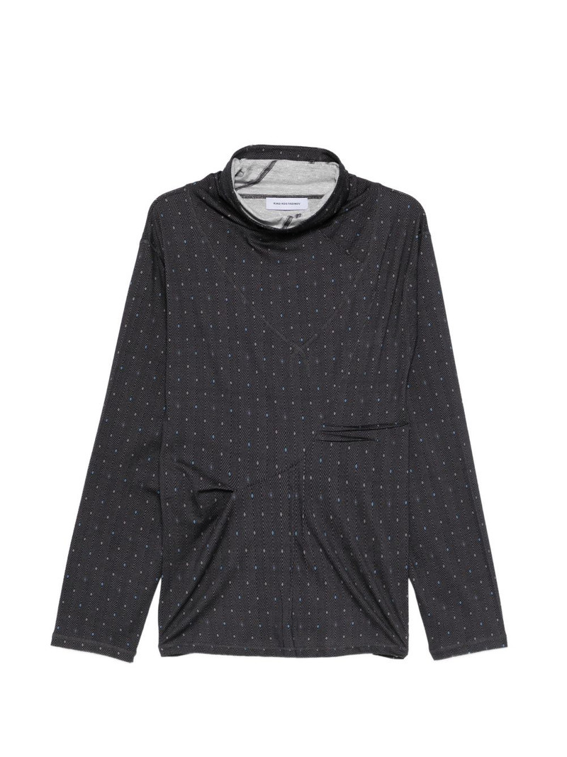 Ohne long-sleeve mock-neck T-shirt 1