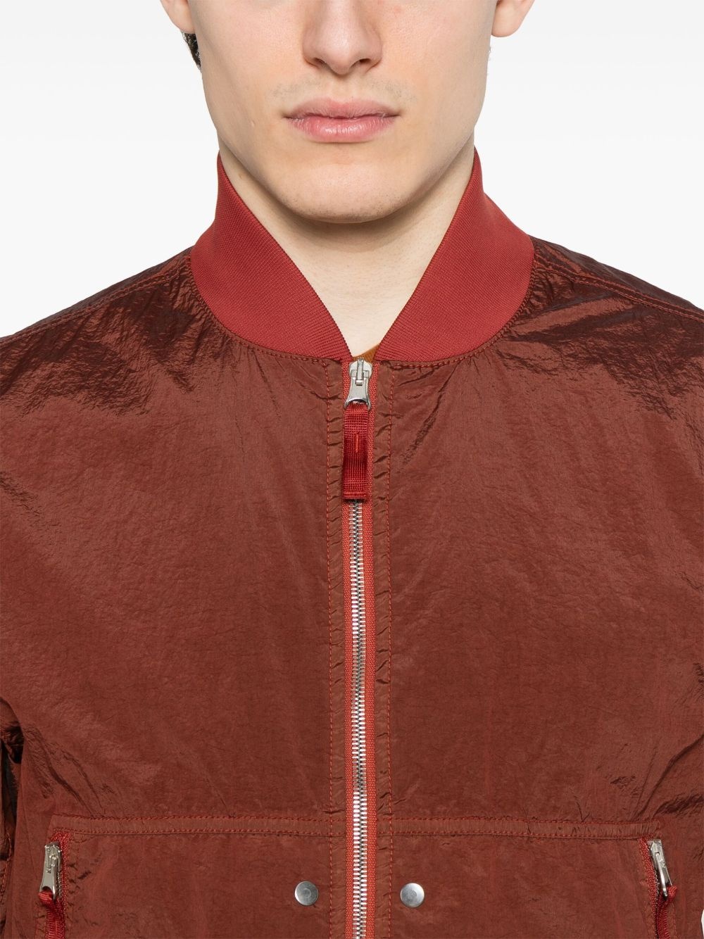 Compass-badge bomber jacket - 5