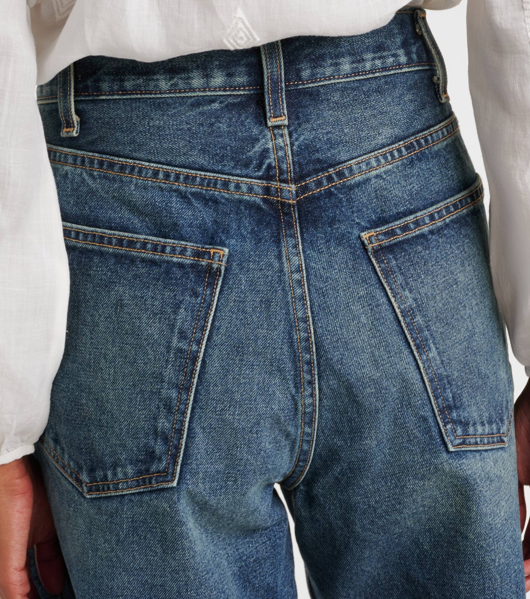 Russel low-rise denim shorts - 5