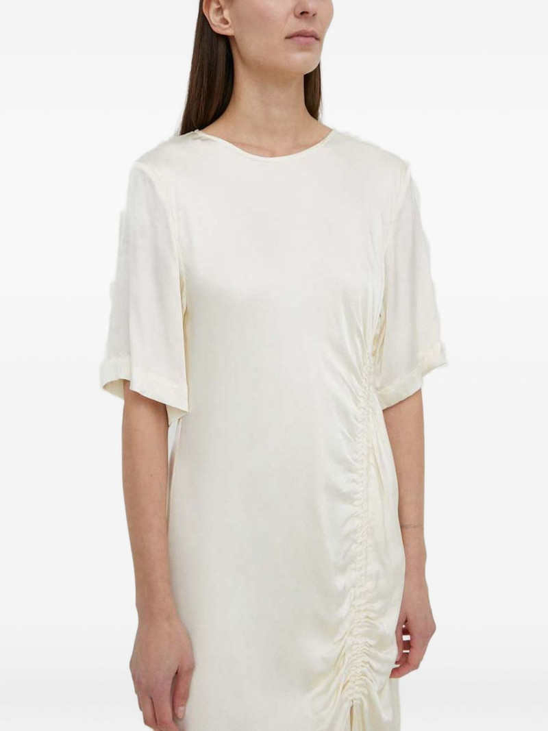 ruched-slit maxi dress 4