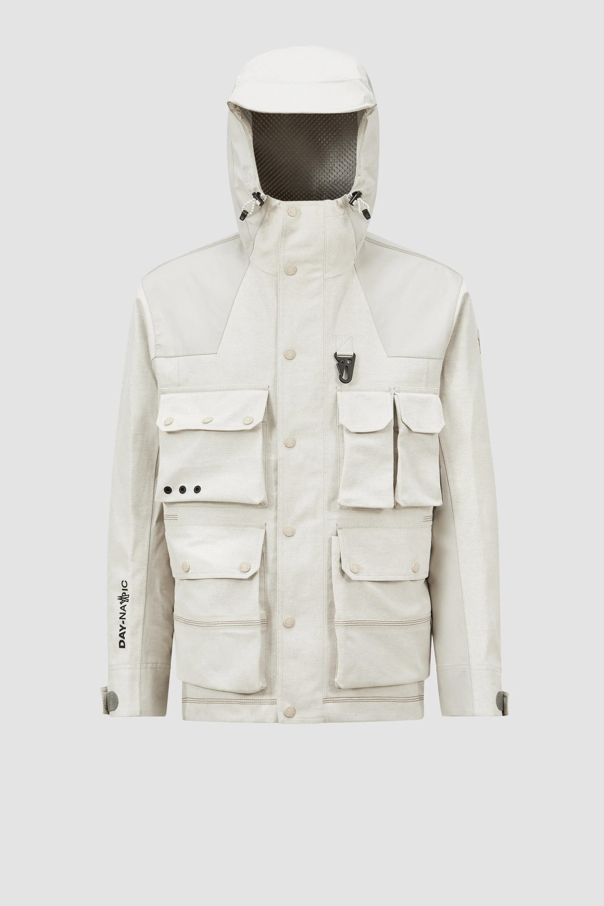 Spur Hooded Linen & Cotton Field Jacket - 1