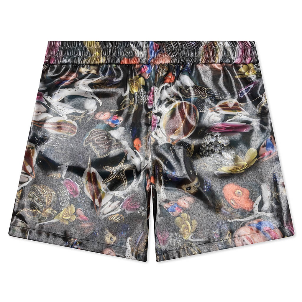 PRINTED SHORTS - BLACK/MULTI - 1