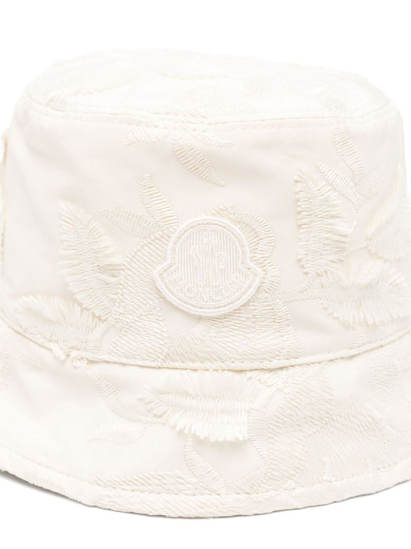 Moncler embroidered bucket hat outlook