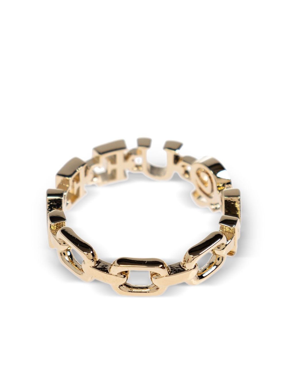 logo-embellished ring - 3