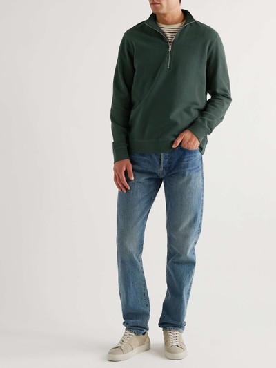 Sunspel Cotton-Jersey Half-Zip Sweatshirt outlook