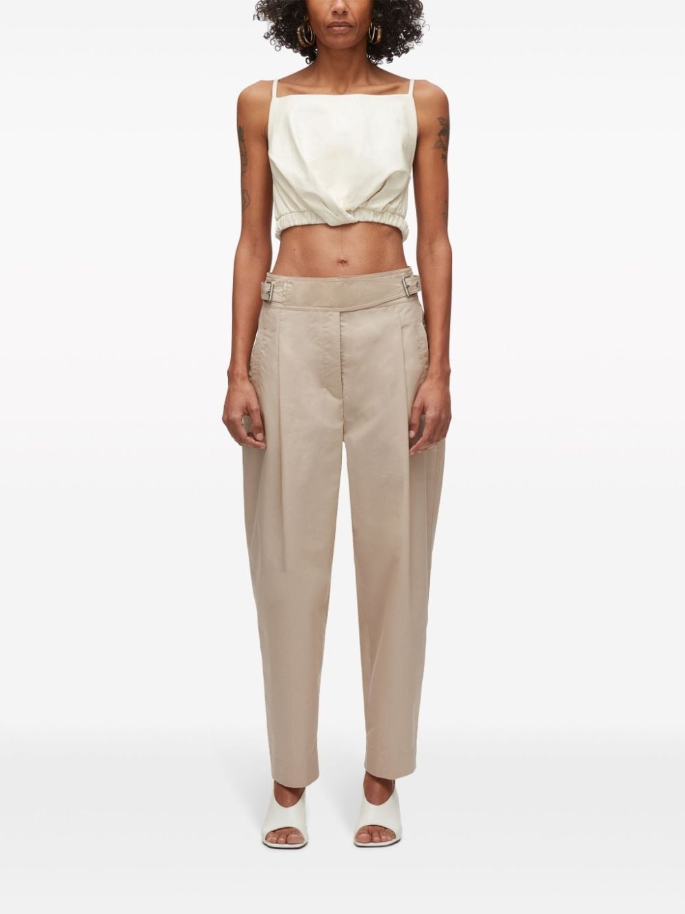 buckled tapered trousers - 2