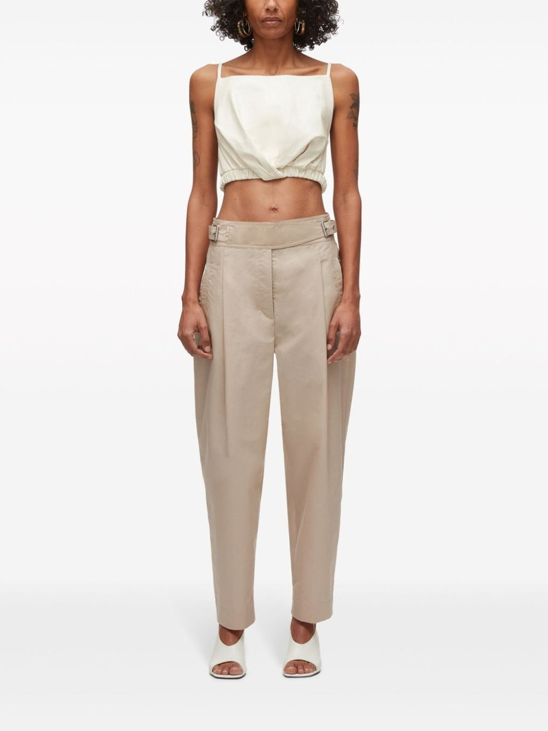 3.1 Phillip Lim buckled tapered trousers outlook