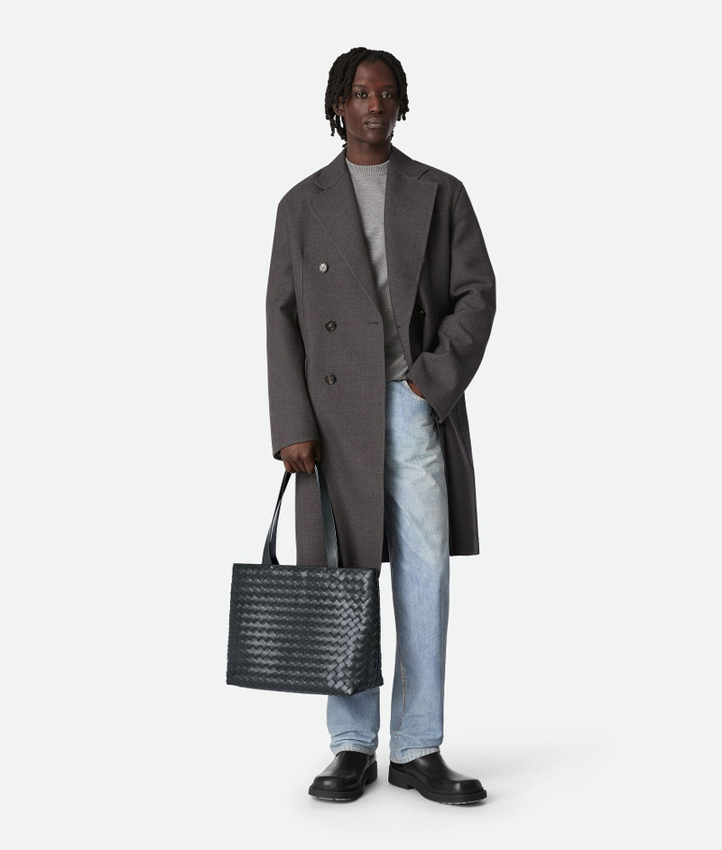 Bottega Veneta Small Intrecciato Zipped Tote outlook