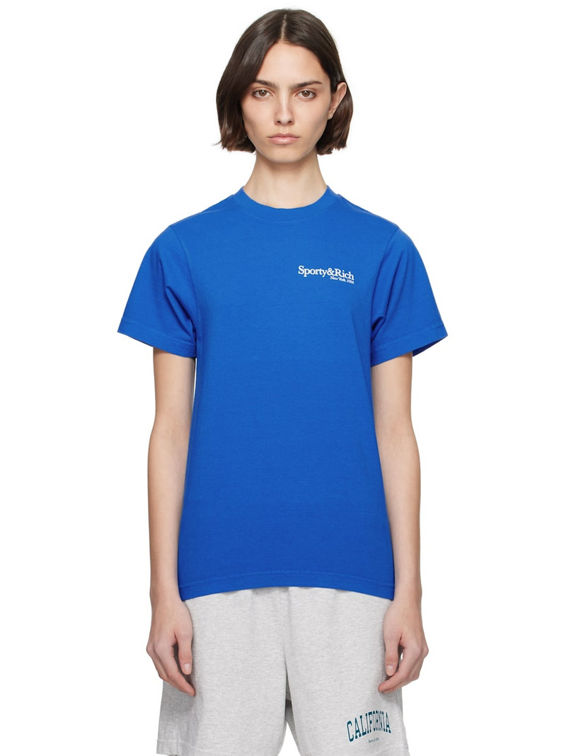 Navy 'Health is Wealth' T-shirt 1