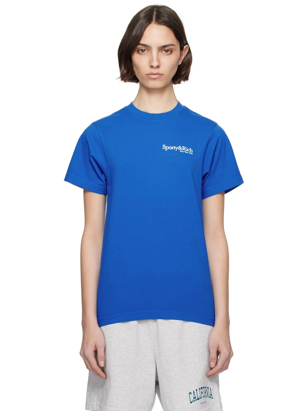 Navy 'Health is Wealth' T-shirt - 1