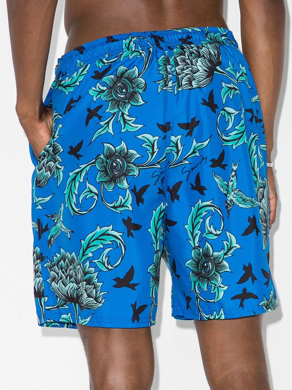 floral print swim shorts - 3