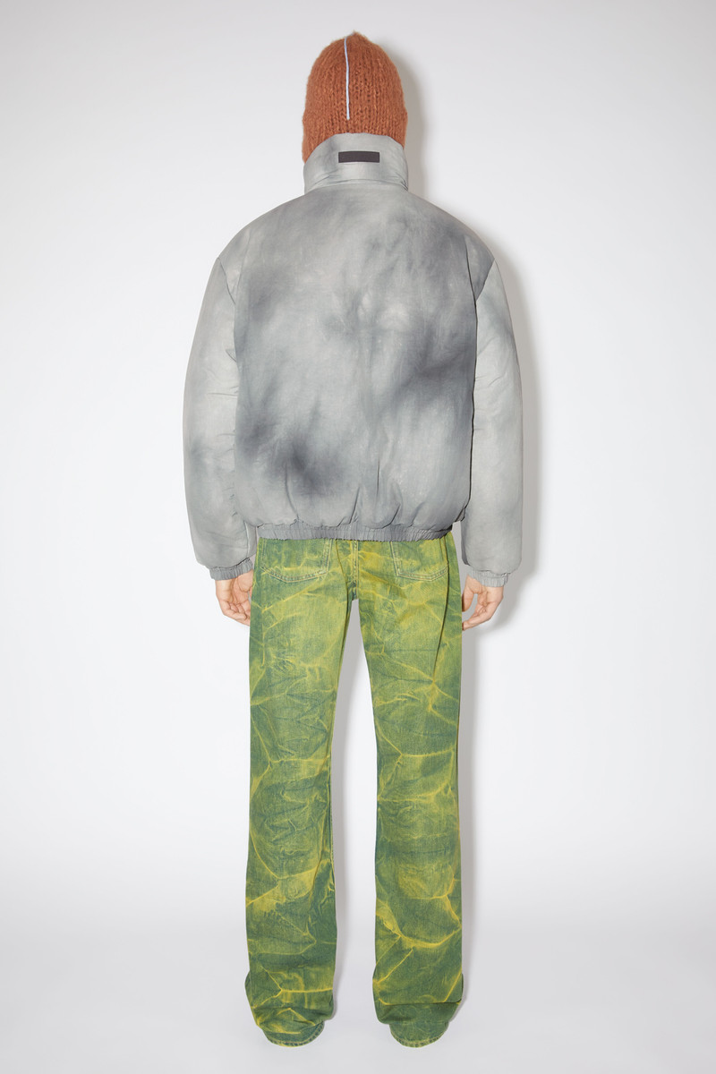 Dyed puffer jacket - Grey 3