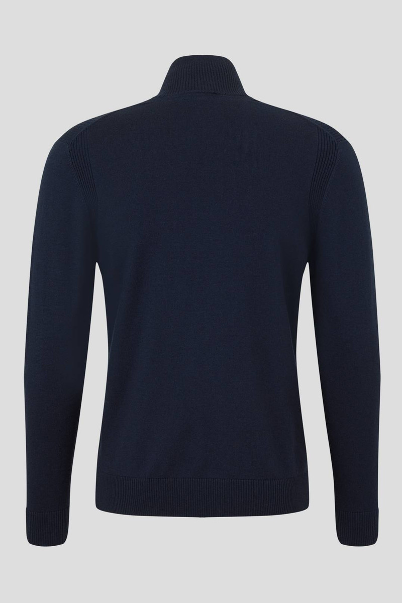 BOGNER NORIS KNIT PULLOVER IN NAVY BLUE outlook