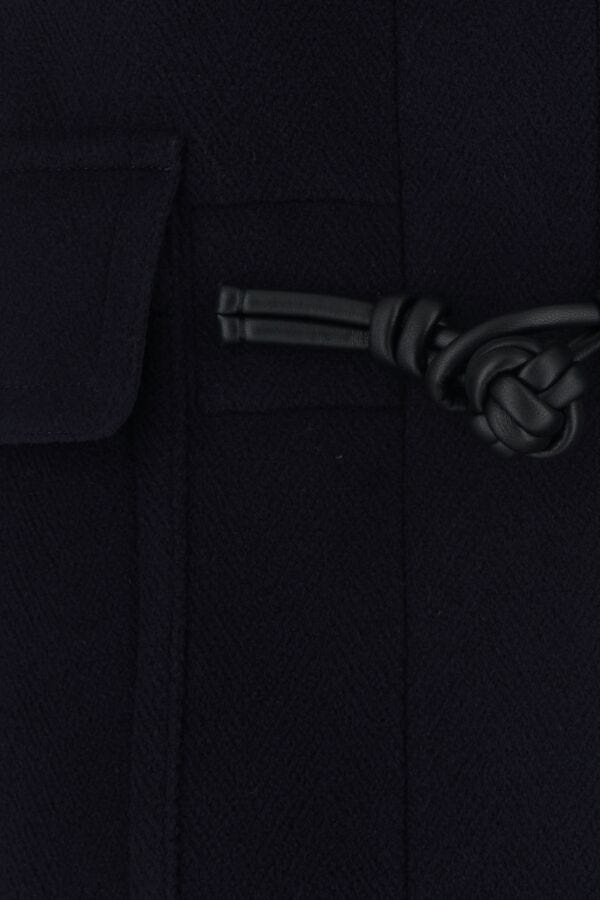 Bottega Veneta Navy blue wool montgomery | gebnegozionline