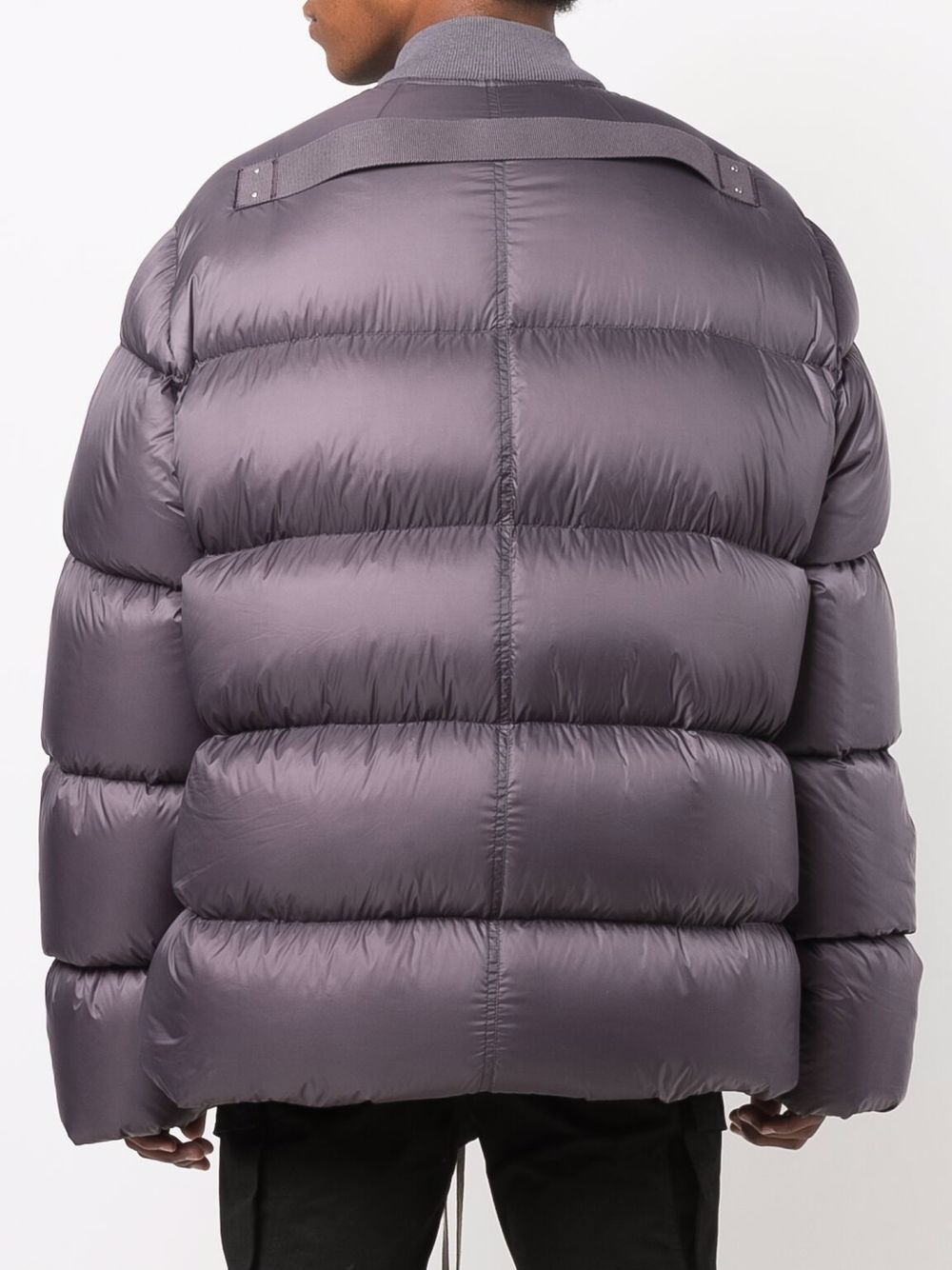 collarless puffer jacket - 4