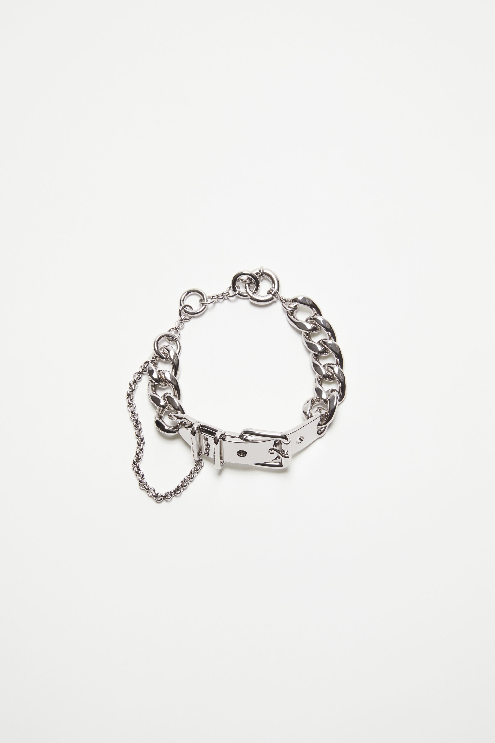 Buckle chain bracelet - Silver - 1