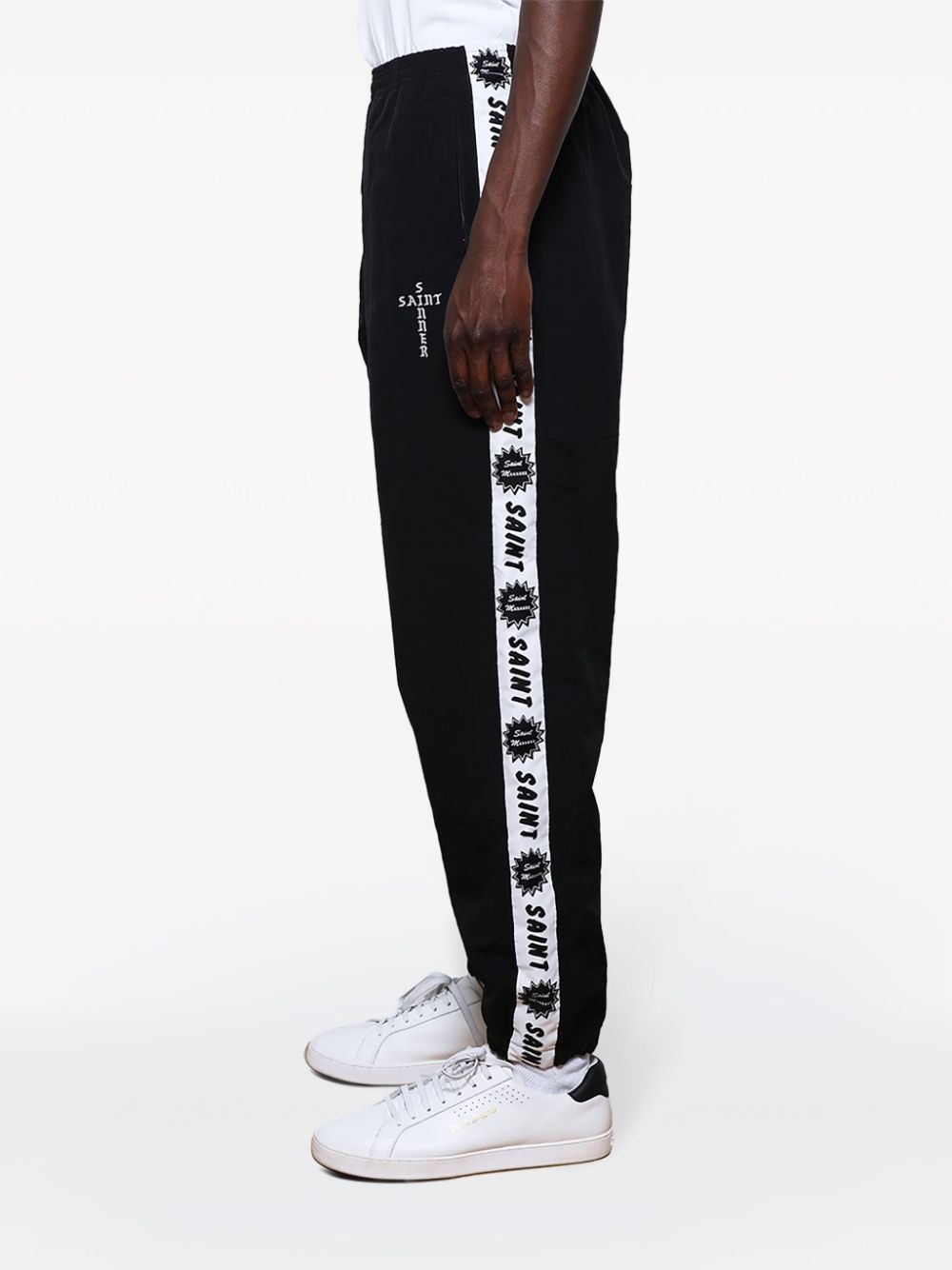 logo-print track pants - 4